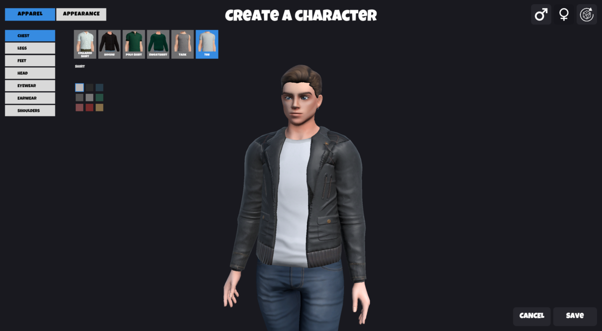 Character Customisation Preview